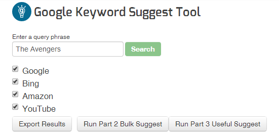 SEO Chat Keyword research tool