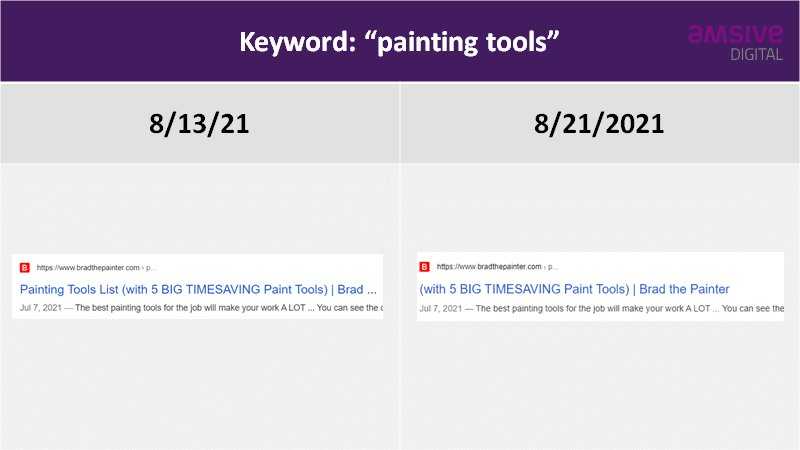 SEO title change for keyword: painting tools